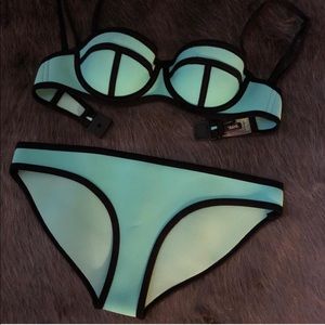MINT GREEN TRIANGL SWIMSUIT